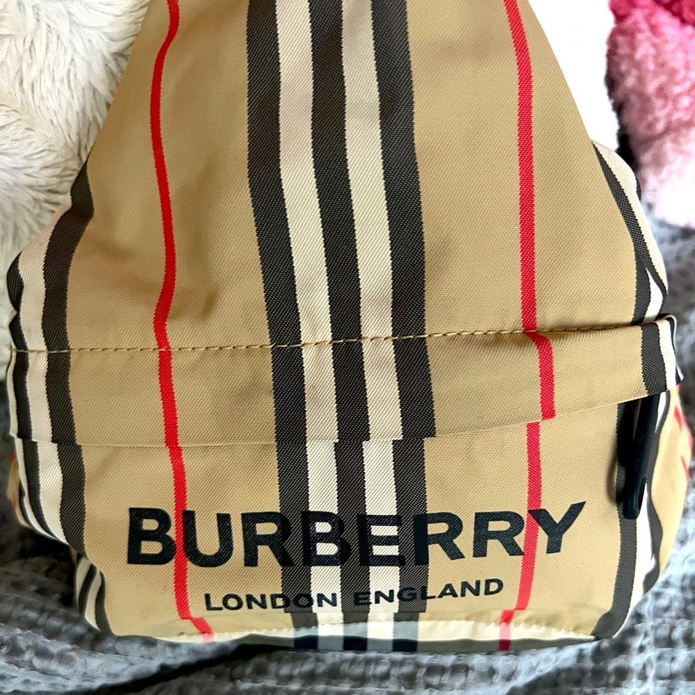 Burberry drawstring pouch